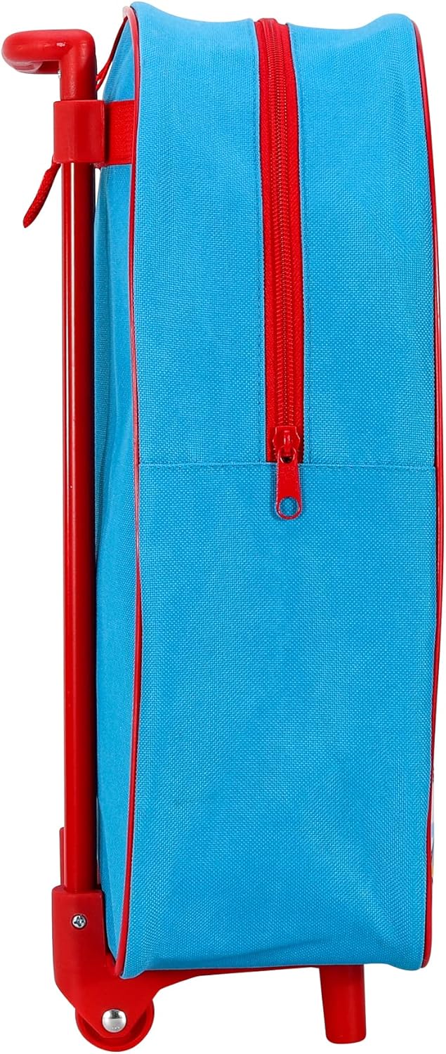 TDL Boys Kids Thomas Standard Folding Trolley Hand Luggage Bag Backpack for School Travel Holidays
