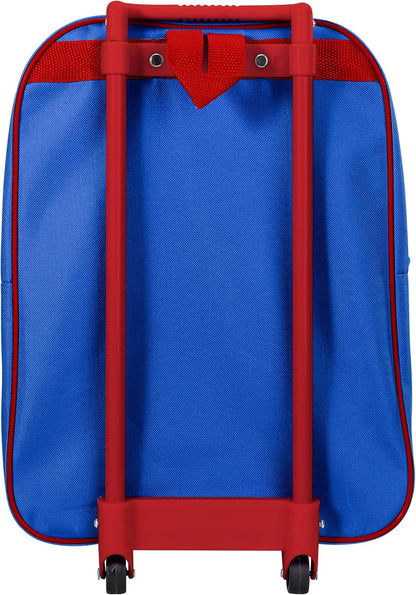 S-Man Trolley Bag for Kids – Luggage with Adjustable Handle | Marvel School Trolley Bag with Pull Handle | Travel Suitcase for Boys & Girls