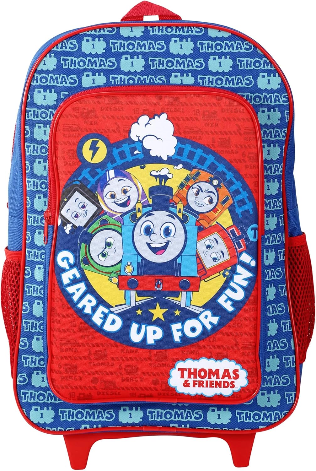 TDL Thomas The Tank Engine Kids' Trolley, Blue, Easy-Glide Wheels and Retractable Handle