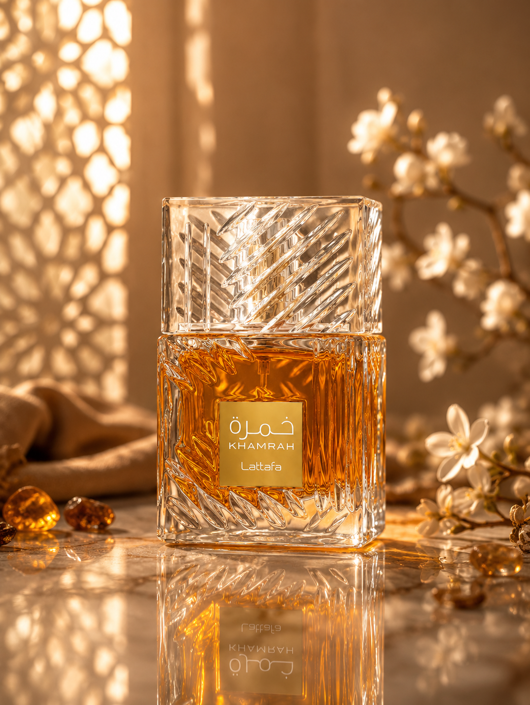 Khamrah Eau de Parfum 100ml – Luxurious Long-Lasting Fragrance with Warm Spicy & Sweet Notes | Premium Unisex Perfume | Elegant Gift-Ready Bottle (Khamrah)