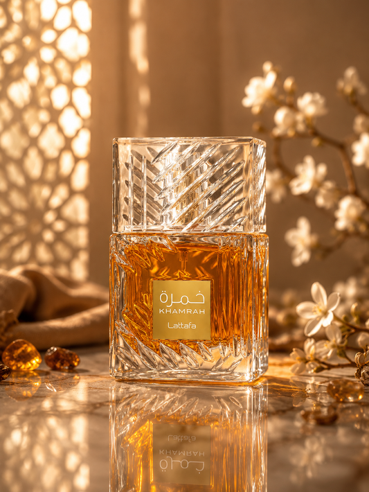 Khamrah Eau de Parfum 100ml – Luxurious Long-Lasting Fragrance with Warm Spicy & Sweet Notes | Premium Unisex Perfume | Elegant Gift-Ready Bottle (Khamrah)
