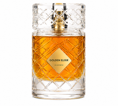 Golden Elixir Luxury Arabic Perfume 100ml – Long Lasting Oud & Amber Fragrance for Women