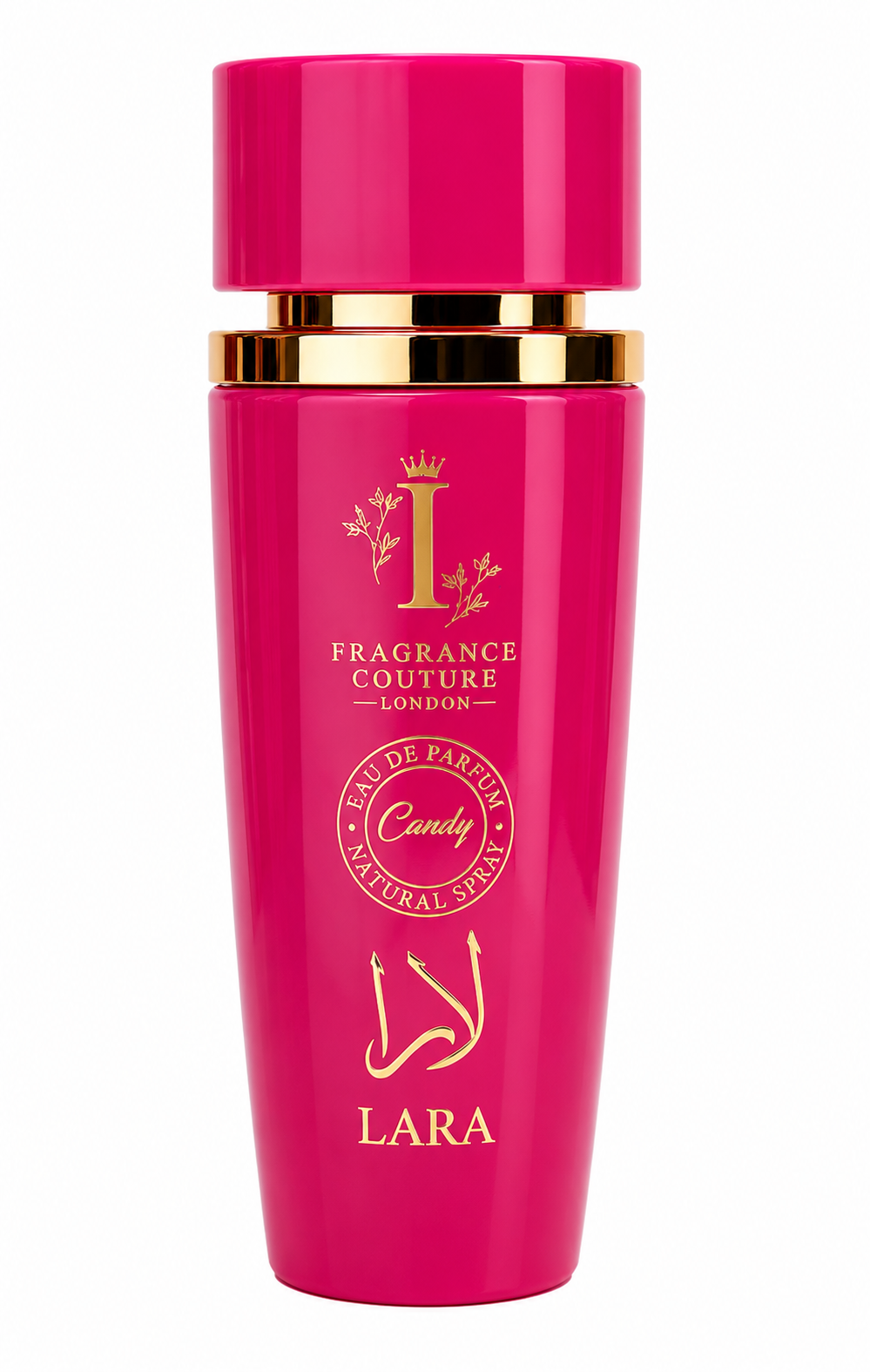 LARA Luxury Arabic Perfume for Women 100ml Eau de Parfum – Long Lasting Oud Amber Floral Fragrance – Middle Eastern Designer Scent for Her (Lara Hot Pink)
