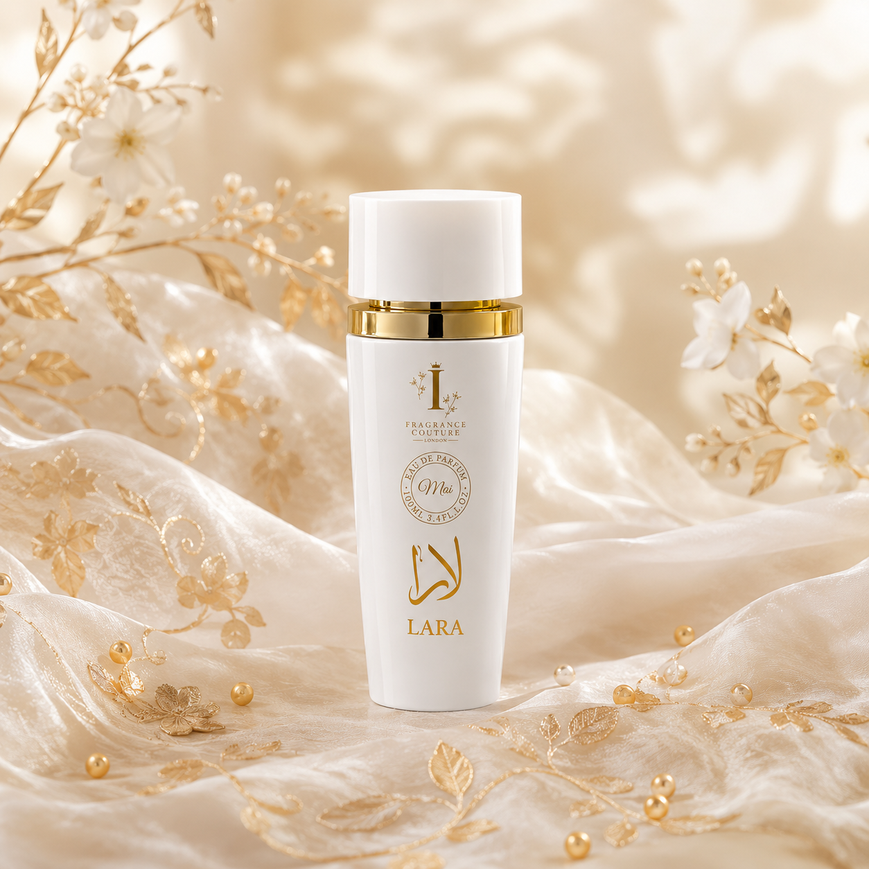 LARA Luxury Arabic Perfume for Women 100ml Eau de Parfum – Long Lasting Oud Amber Floral Fragrance – Middle Eastern Designer Scent for Her (Lara Hot Pink)