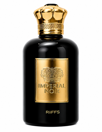 Imperial Noir by Riiffs – Dark Luxury Unisex Eau de Parfum | Long-Lasting Warm Spicy & Woody Fragrance | Bold, Sensual Evening Scent for Men & Women