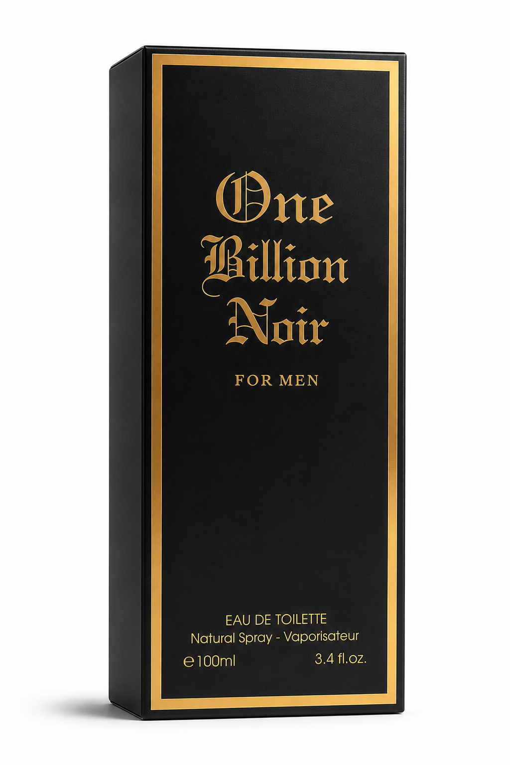 One Billion Noir for Men Eau De Parfum 100ml – Long Lasting Masculine Fragrance