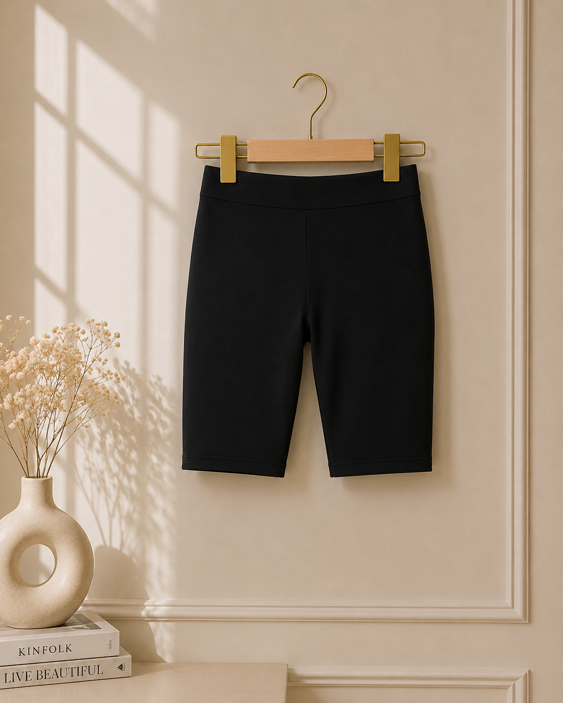 Womens Cycling Shorts - Breathable, Stretch Fit Bike Shorts - Black & White, Sizes S-3XL